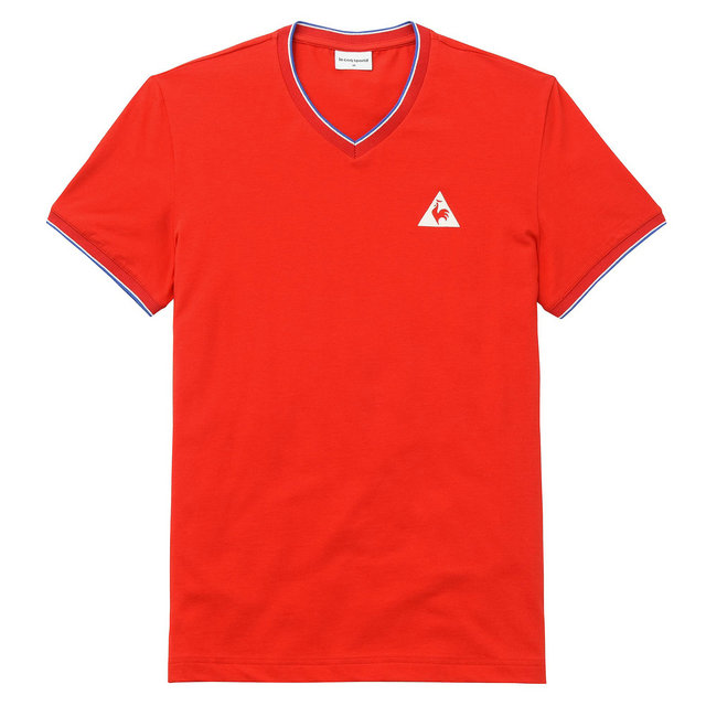 T-shirt Tricolore Le Coq Sportif Homme Rouge